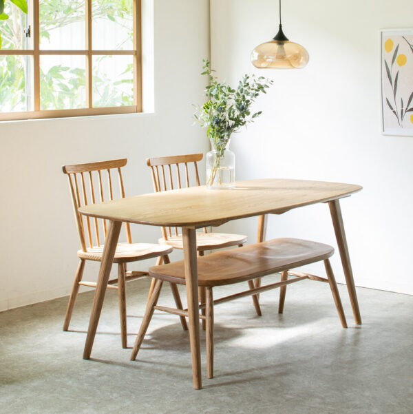 Solid Ash Dining Table - Image 11